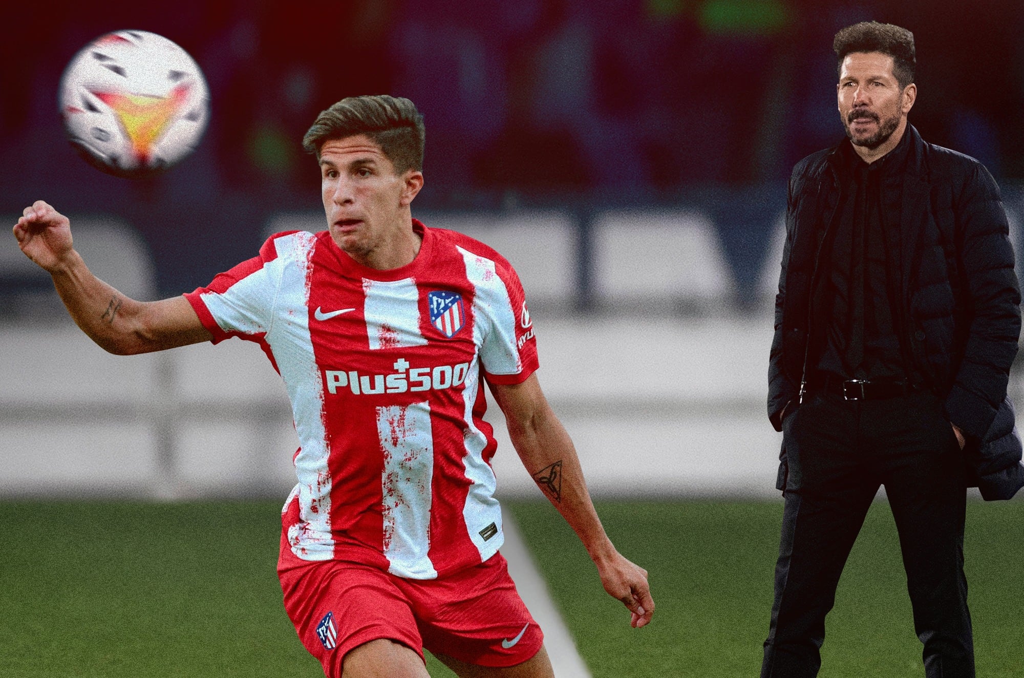 El hijo del "Cholo", Giuliano Simeone, tuvo su debut en el Atlético Madrid. (Prensa La Liga).