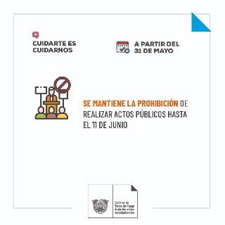 Desde el Ministerio de Salud de la Provincia informaron las medidas vigentes a partir del lunes 31 de mayo.