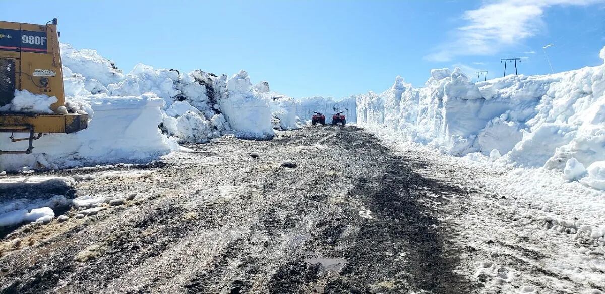 Pared de hielo en Neuquén