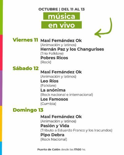 Fin de semana largo en Colón: agenda de actividades