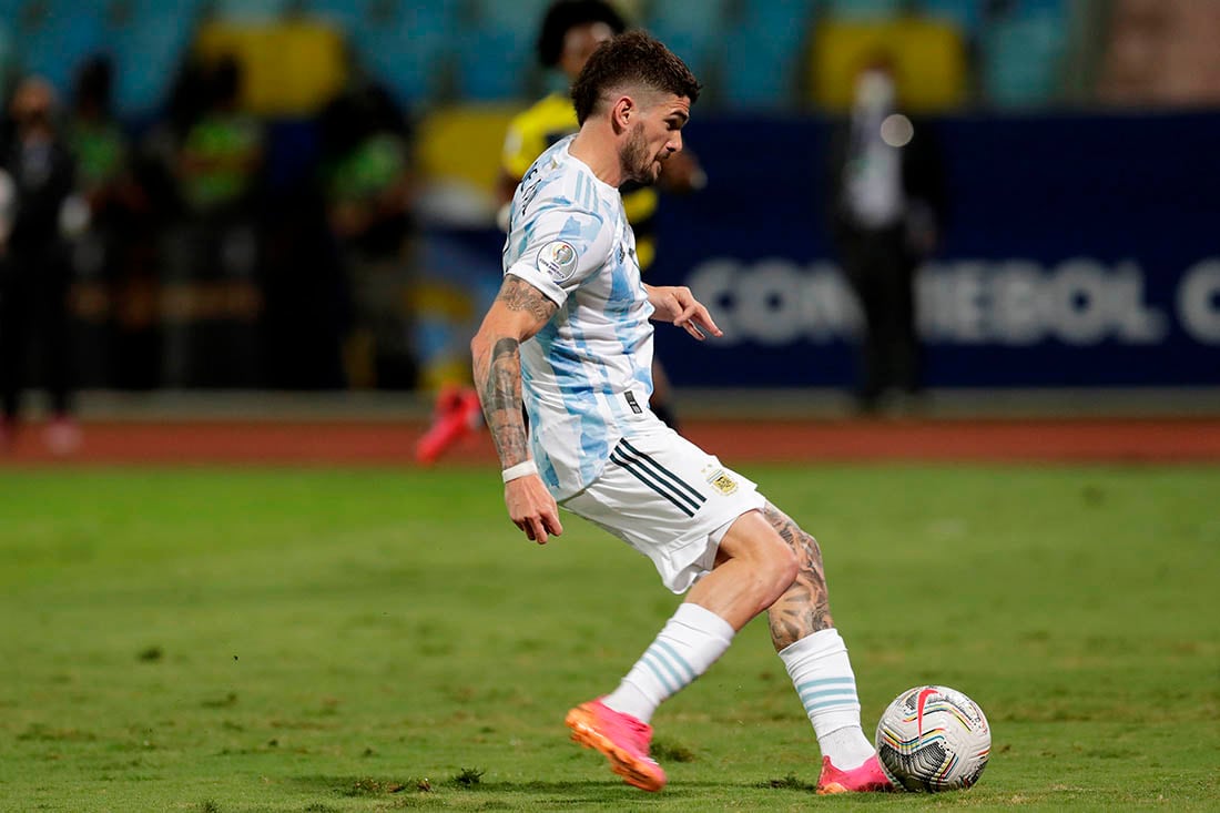 Rodrigo De Paul, volante de la Selección Argentina. 