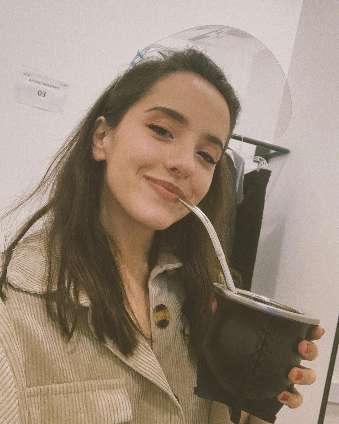 A Evaluna le gusta el mate argentino