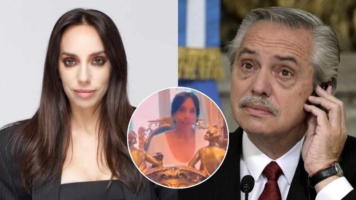 “Te voy a mandar a…”: Se filtró un tercer video de Tamara Pettinato con Alberto Fernández