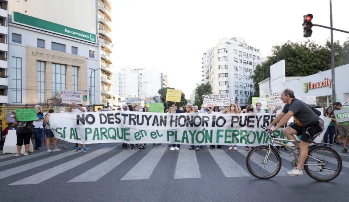 Proyecto del área verde en Honorio Pueyrredón: el debate se hará en una confitería de Caballito