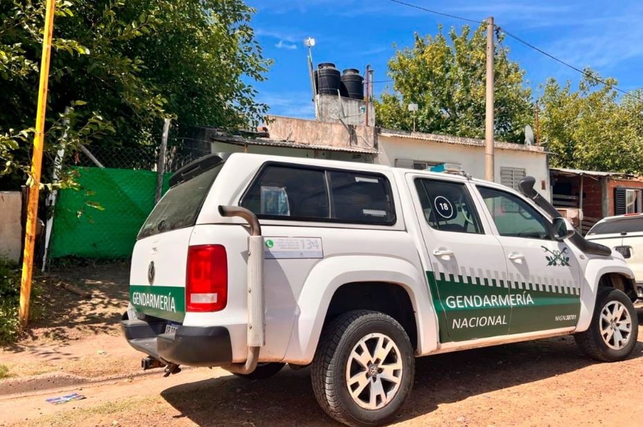 Móvil de Gendarmería Nacional. Foto: R2820