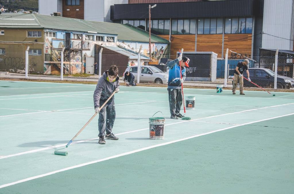 Quedaron habilitadas las canchas de tenis municipales