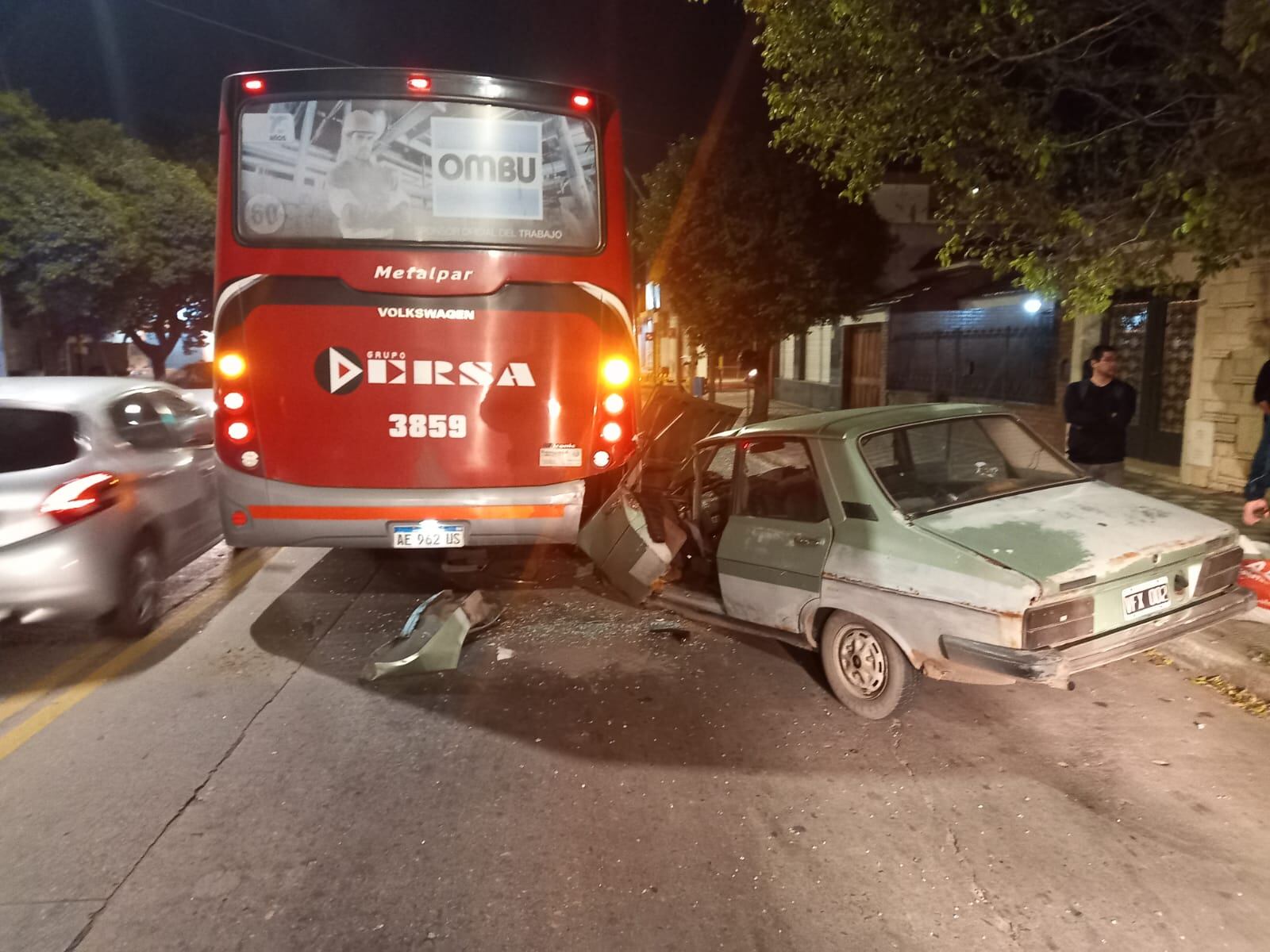 Los vehículos involucrados. (Policía)