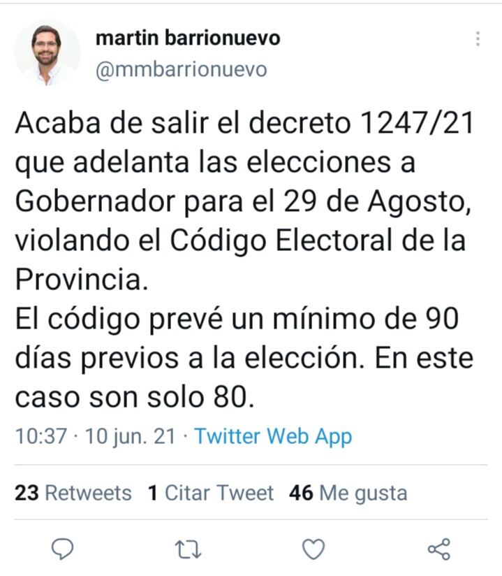 Argumentos desde el Frente de Todos que recurrirán judicialmente al llamado a elecciones.