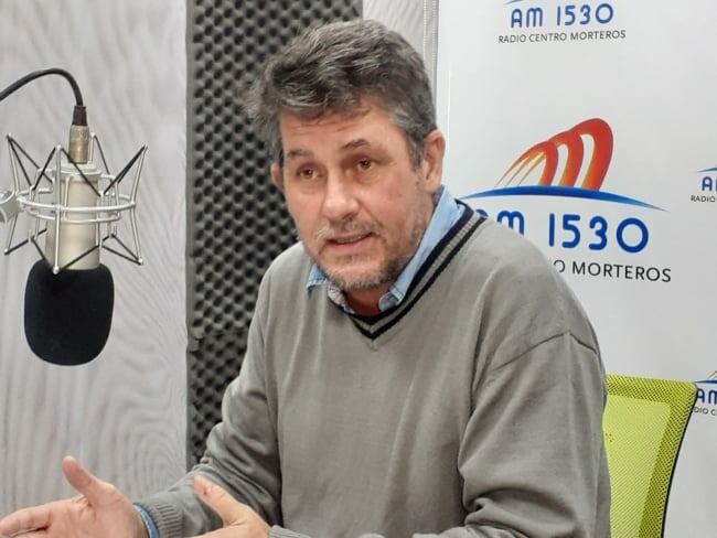 El Secretario de Gobierno de Morteros José Poletti, en una entrevista radial.