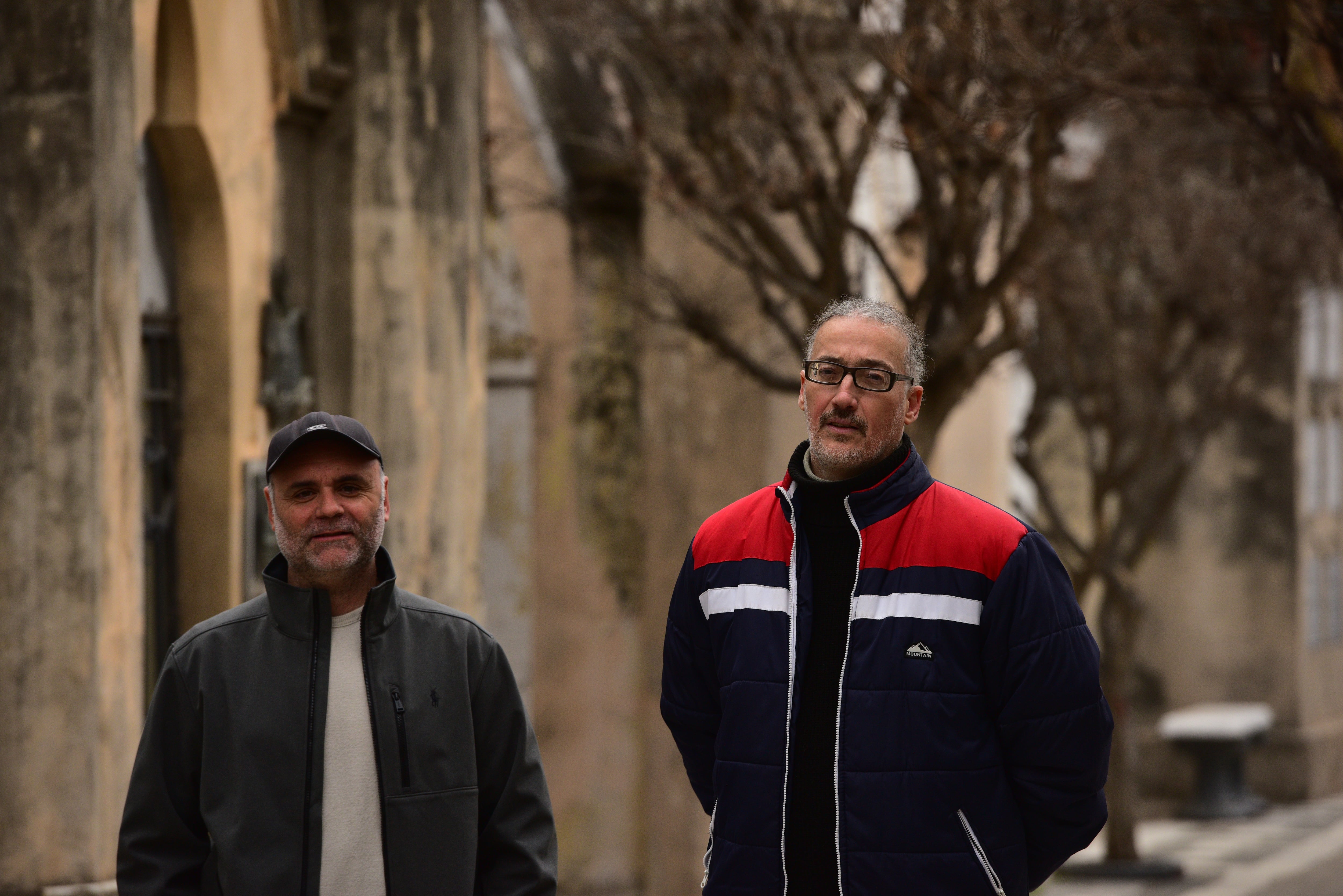 Ignacio Alcántara y Federico Sylvester, creadores de La Calesita de la historia. (José Gabriel Hernández / La Voz)