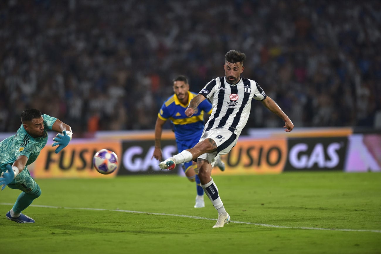 Michael Santos, delantero de Talleres. (Ramiro Pereyra / La Voz)