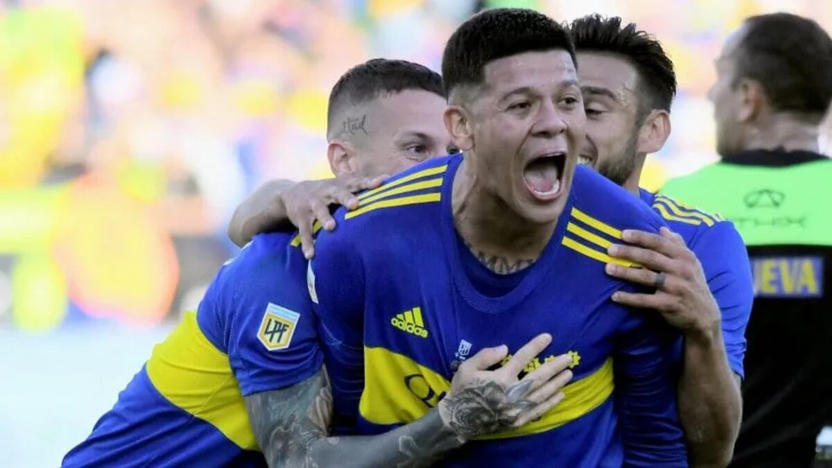 Boca se puso en ventaja con un gol de Marcos Rojo e hizo delirar al Mario Alberto Kempes
