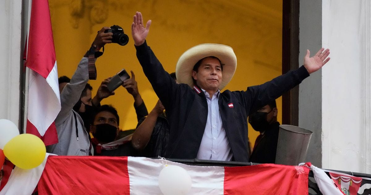 Pedro Castillo es el presidente de Perú desde 2021.