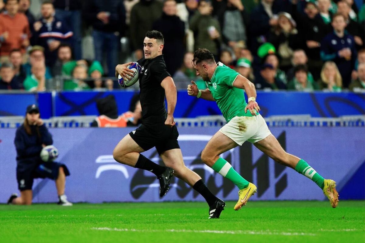 Mundial de Rugby 2023: Los All Blacks vencieron a Irlanda y enfrentarán a Los Pumas en semifinales