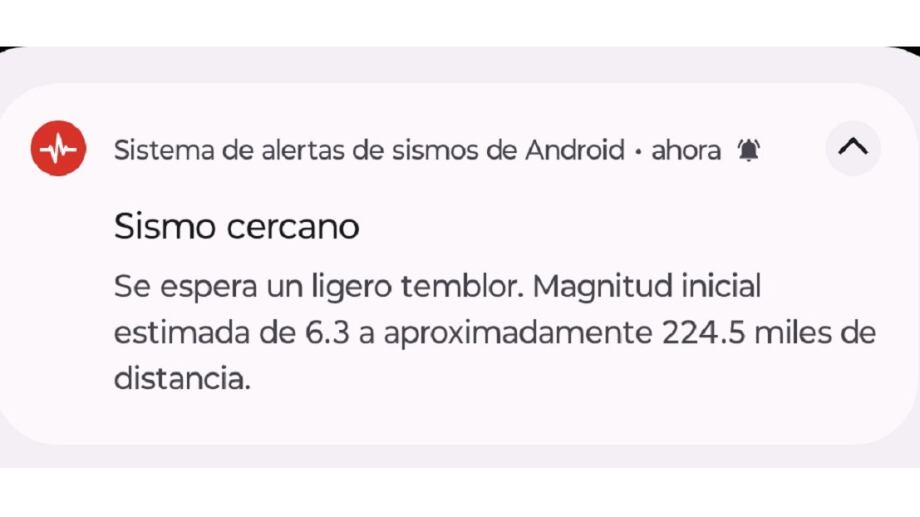 Los vecinos de Neuquén y Río Negro recibieron una alerta sobre el sismo.