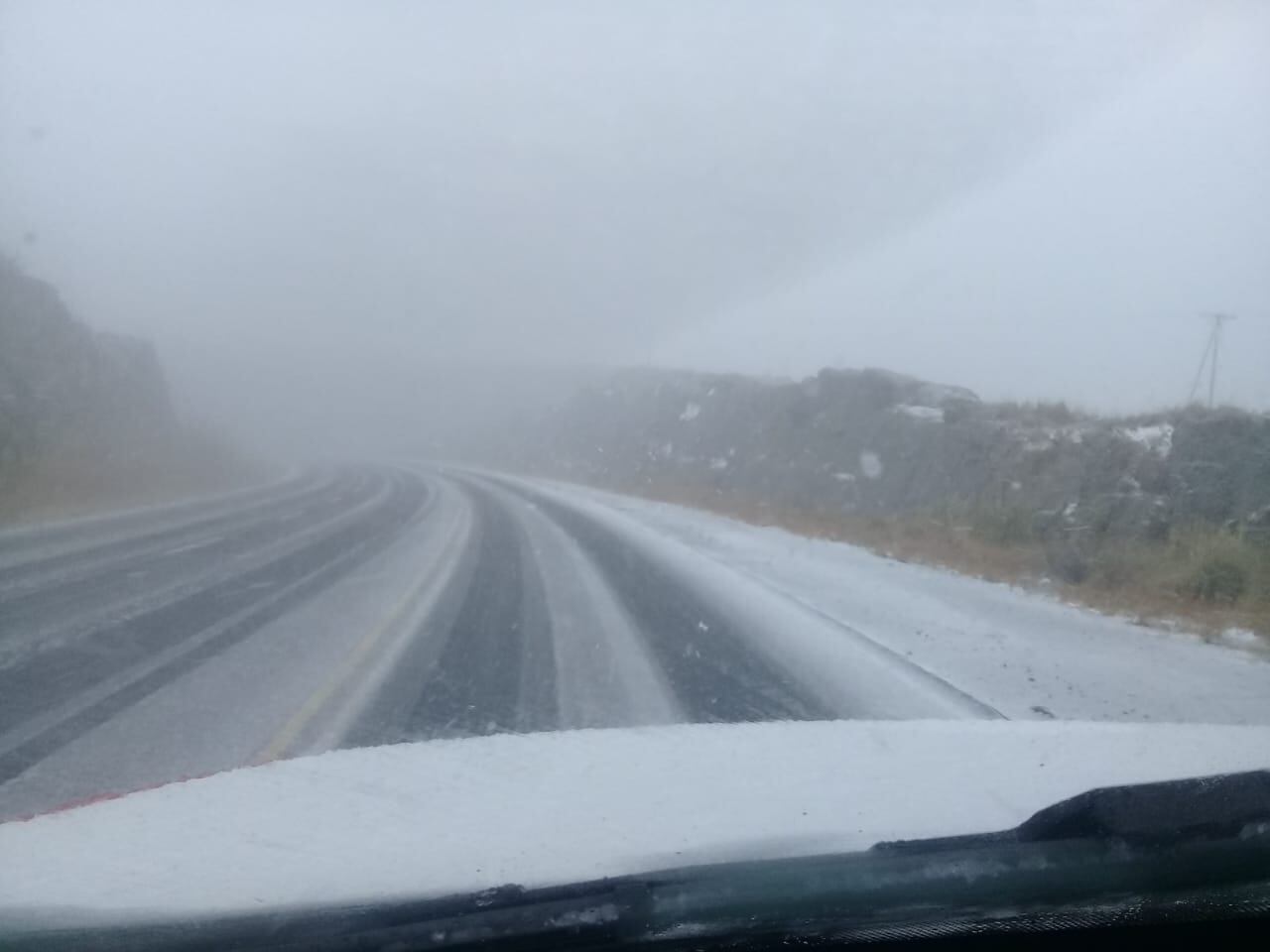 Nieve y hielo en Altas Cumbres