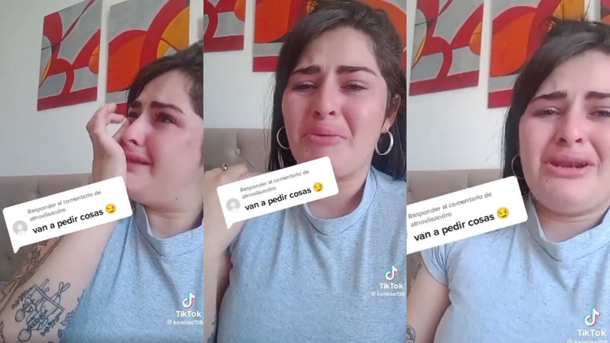 El llanto de Kami, la tiktoker viral por su molde en forma de flor, por las críticas a sus canjes