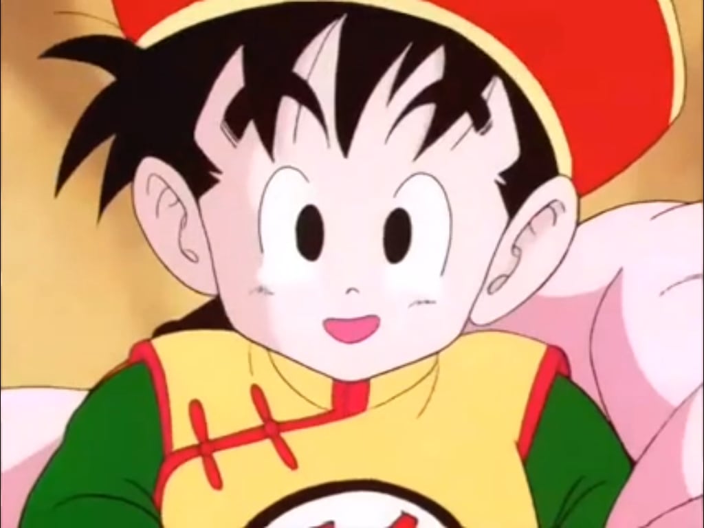 Él es Gohan, el hijo mayor de Gokú de Dragon Ball Z.