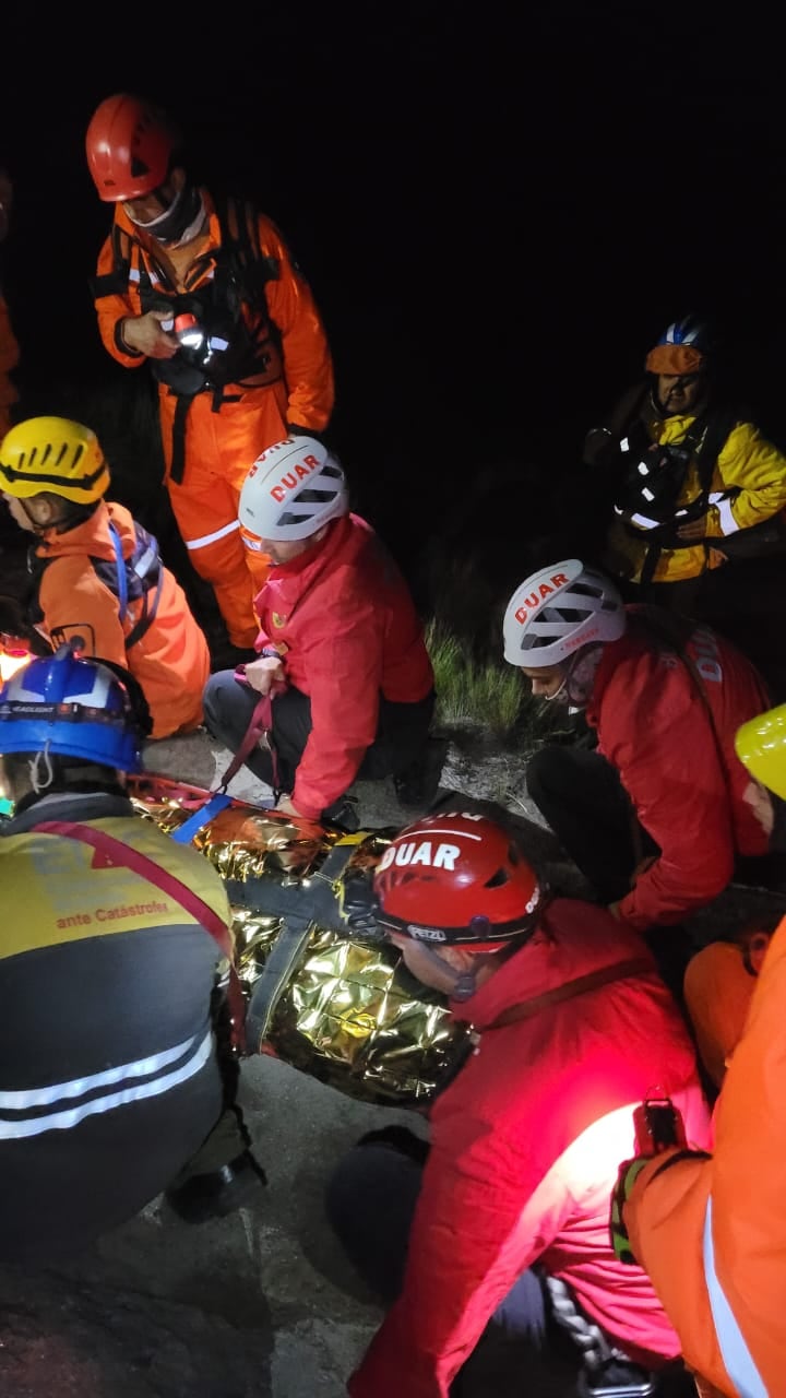 Operativo en el cerro Champaquí. (Duar)