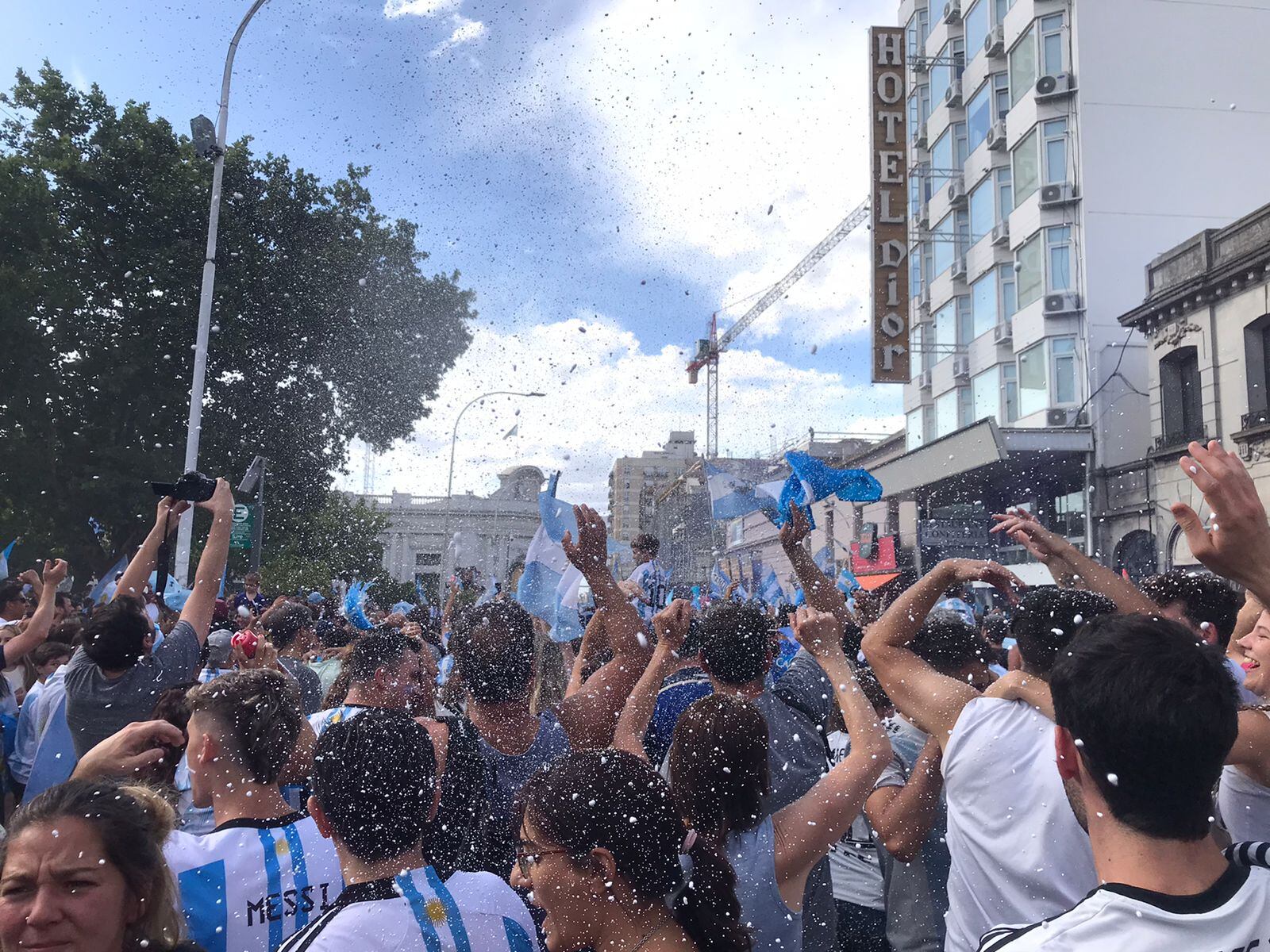 Así fueron los festejos en el centro de la ciudad