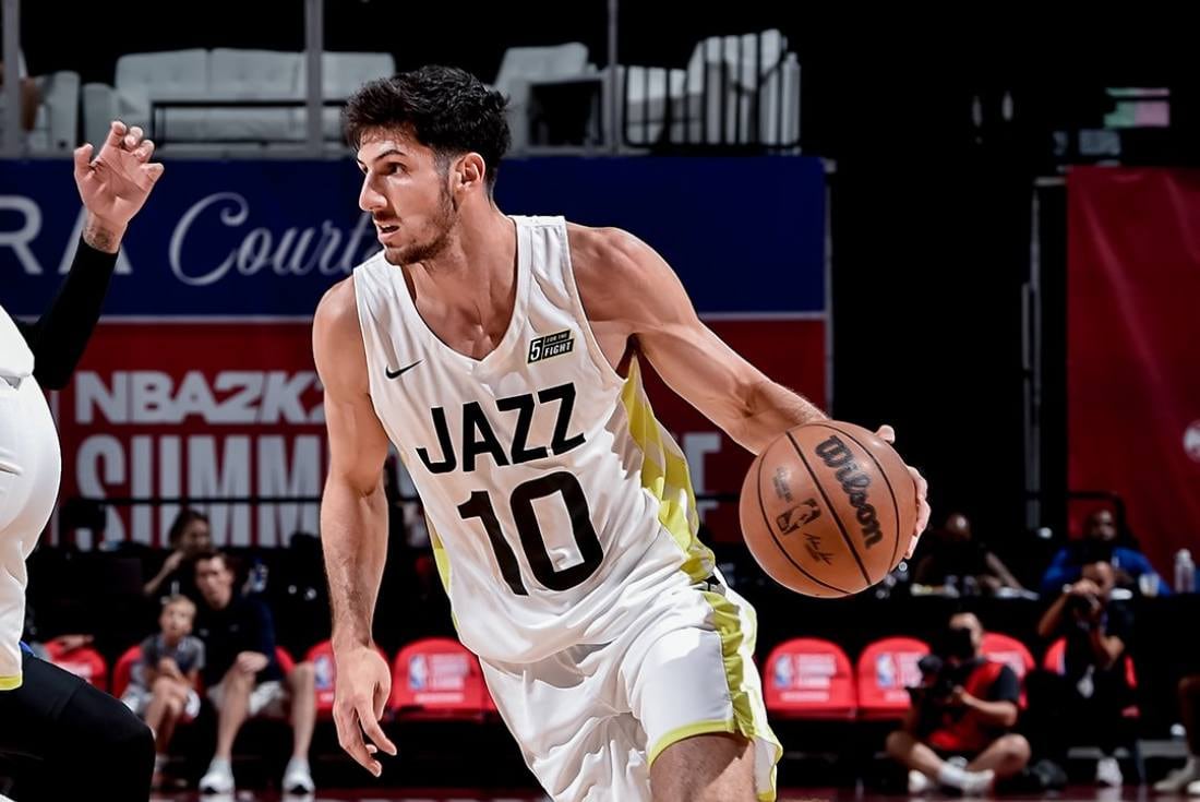 Bolmaro anotó 19 puntos para los Jazz (Prensa Utah)