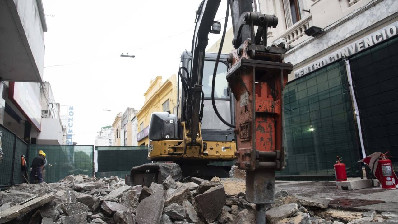 Comenzaron las obras de remodelación de peatonal San Martín