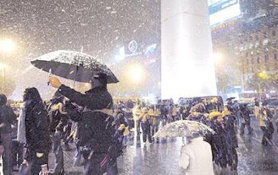 La última nevada en Buenos Aires fue el 9 de julio de 2007.