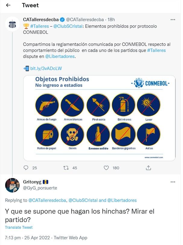 Las recomendaciones despertaron las ironías de los cordobeses.