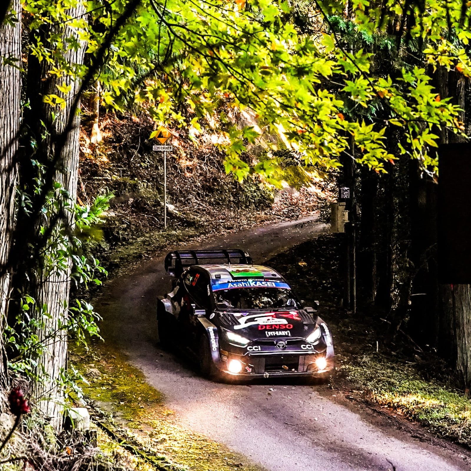 Elfyn Evans, ganador en Japón con Toyota.