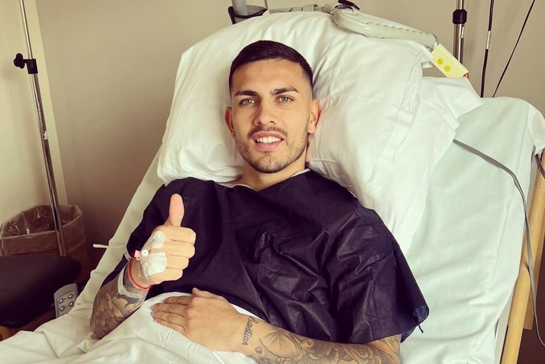 Leandro Paredes se sometió a una intervención quirúrgica por una pubialgia el 7 de abril. (@leoparedes20)