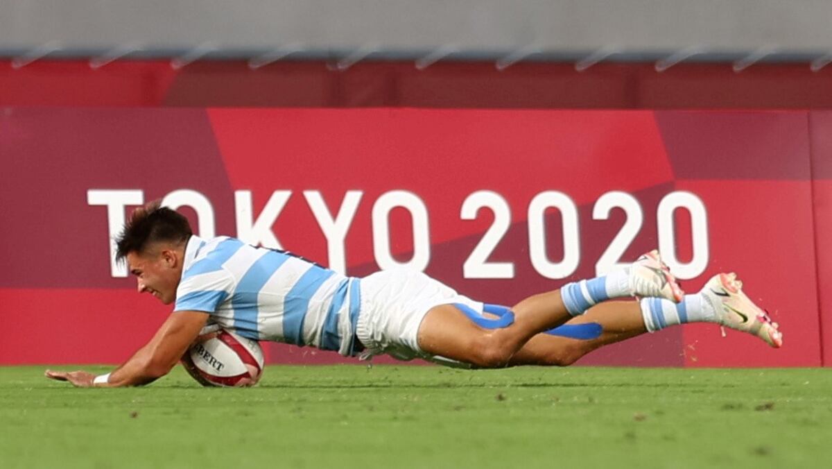 Los increíbles tries de Marcos Moneta para el triunfo de Los Pumas 7s contra Sudáfrica