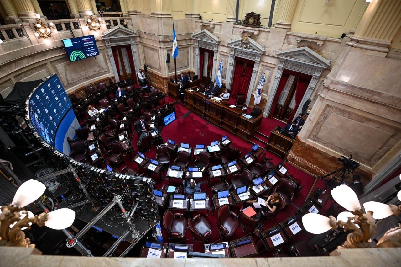 El Aporte Solidario y Extraordinario fue convertido en Ley por el Senado de la Nación. (Foto: Prensa Senado)