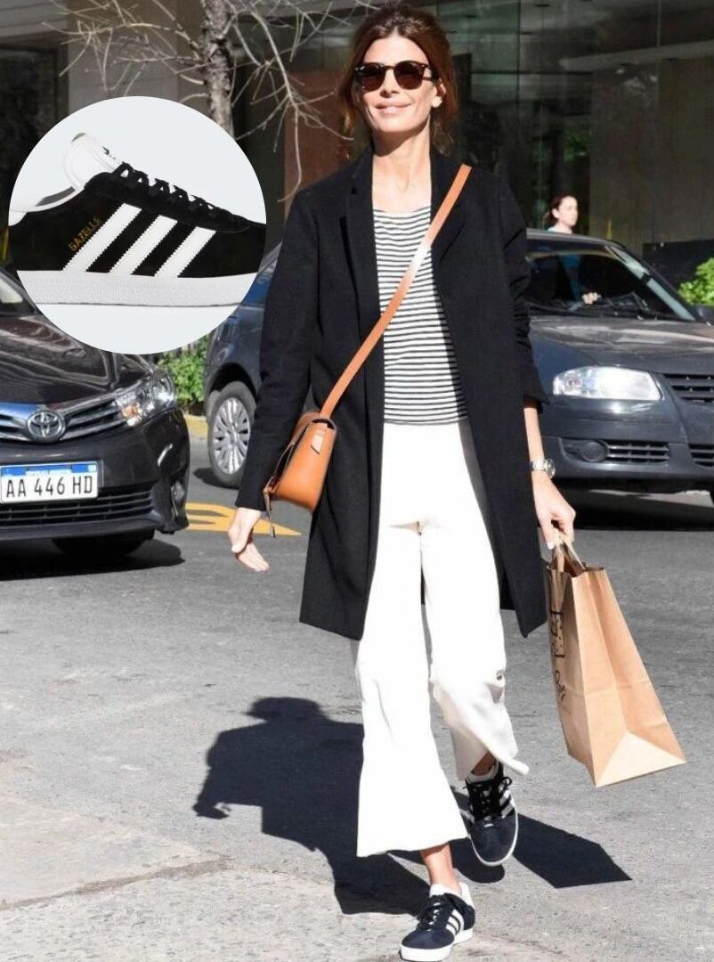 Los looks en zapatilla de Juliana Awada