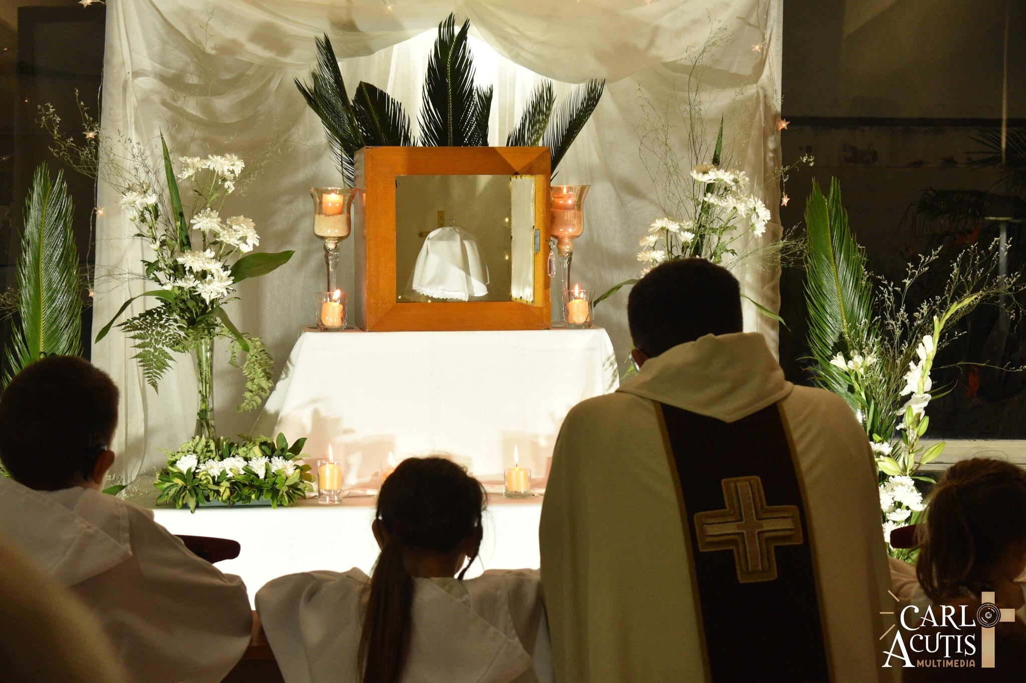 Lavado de pies en la Iglesia Nuestra Señora de la Merced Arroyito