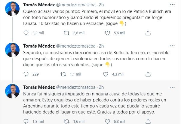 Tomás Méndez hizo su descargo por la situación en la que terminó desvinculado de canal C5N.