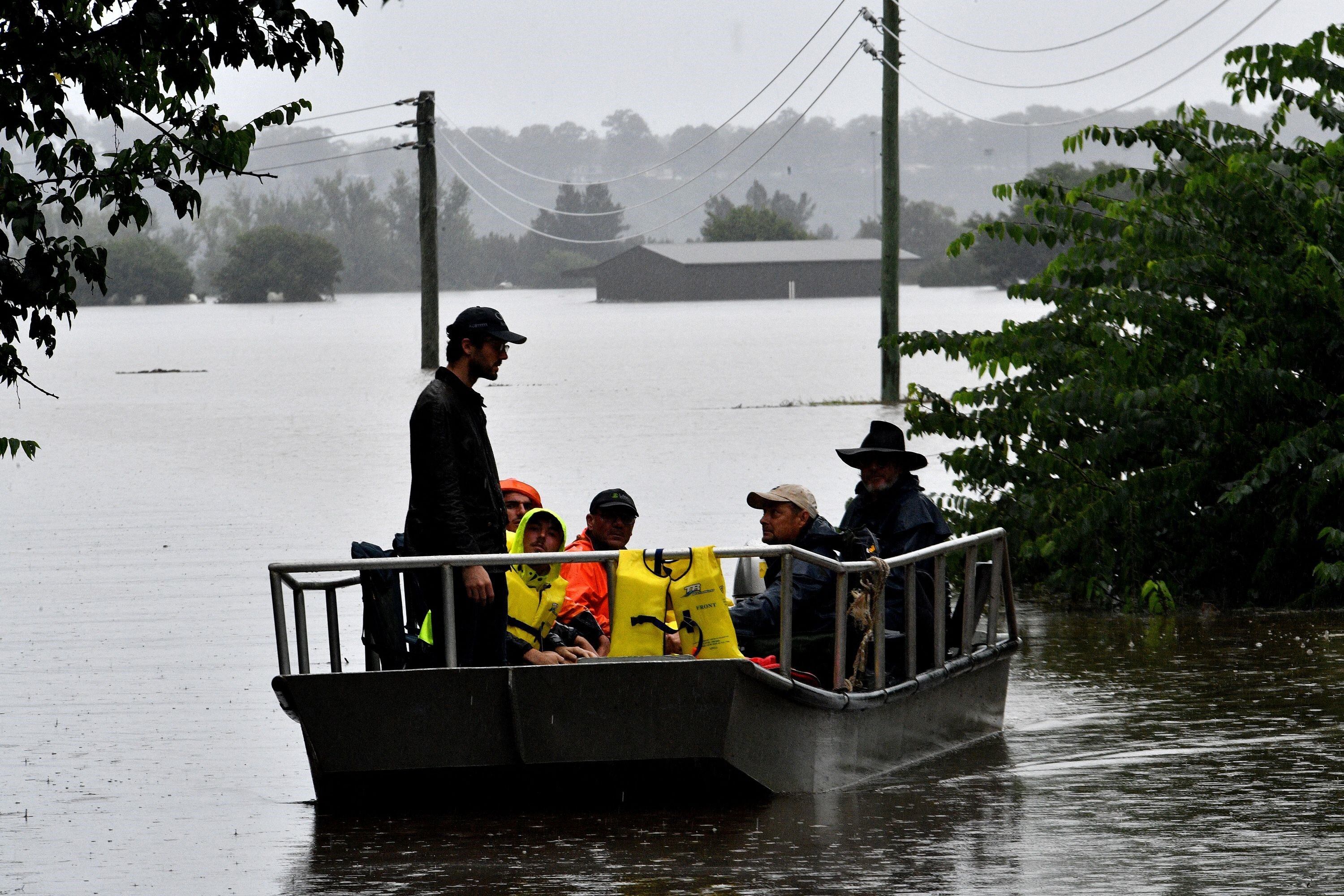 Las peores inundaciones en décadas en Australia amenazan con agravarse