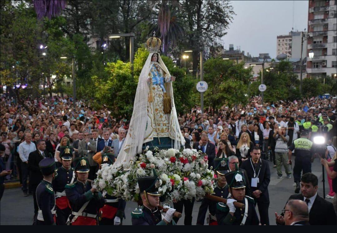 Una multitud participó de la peregrinación