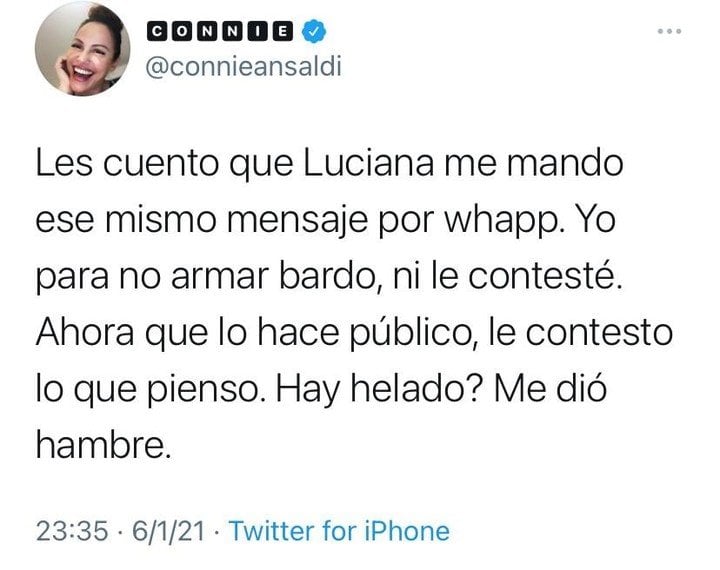 La polémica pelea entre ambas mediáticas siguió.