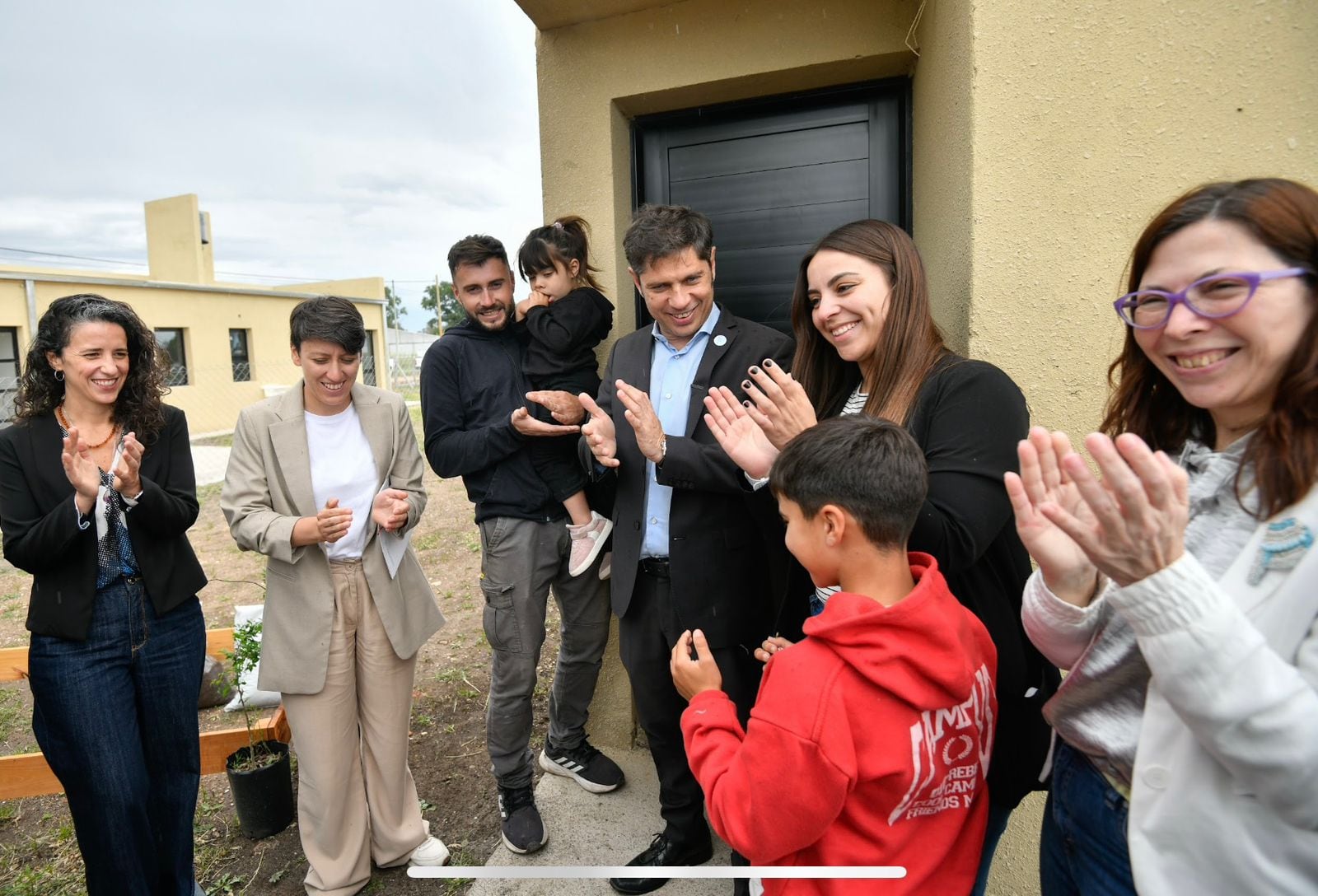 Axel Kicillof en Gonzales Chaves