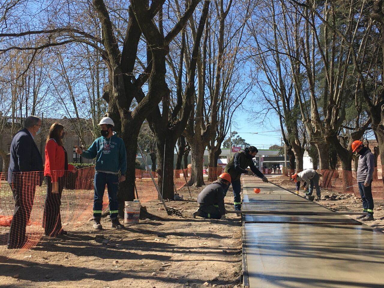 Así son las obras en los dos parajes rurales más poblados de Tandil.