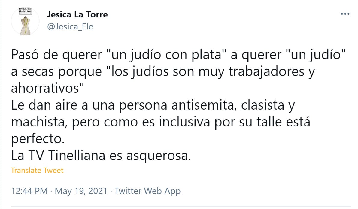 La comediante fue duramente criticada por sus comentarios sobre la comunidad judía.