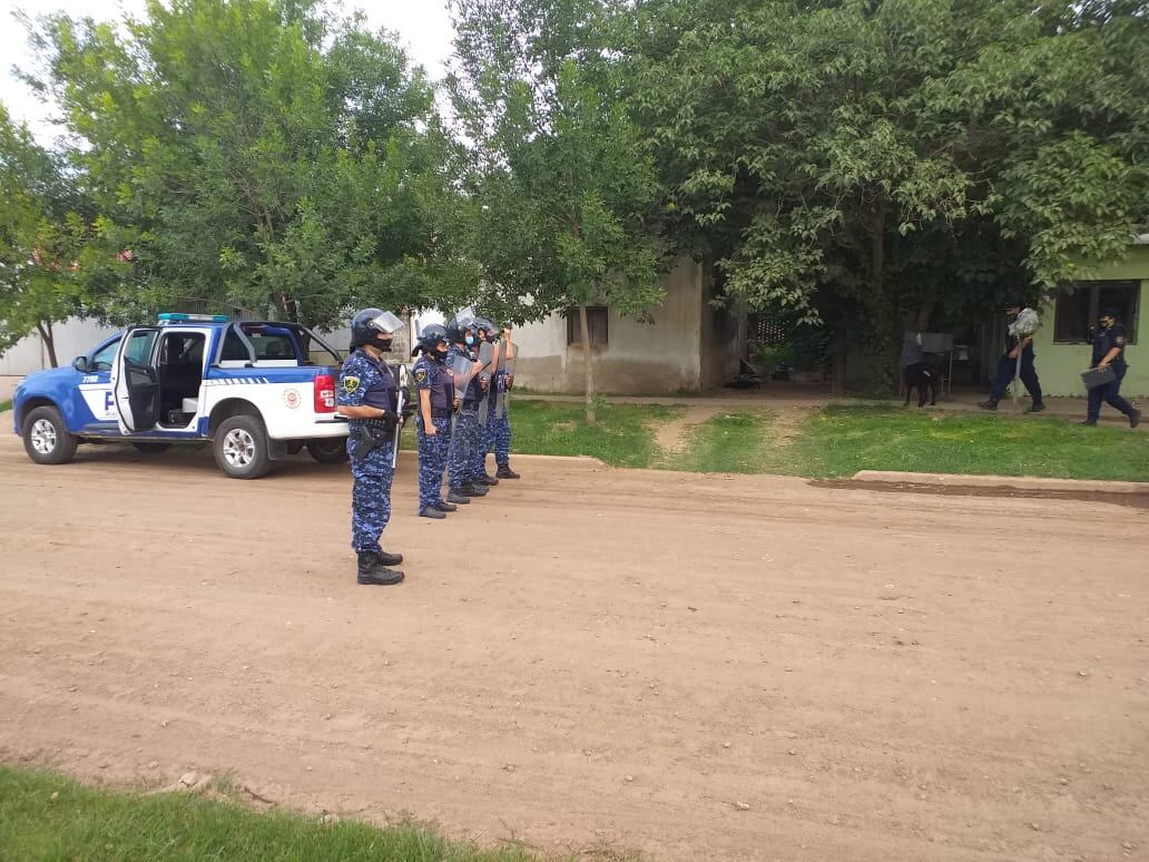 En el operativo policial participó la policía de Córdoba y Federal.