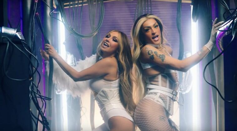 Pabllo Vittar con Thalía