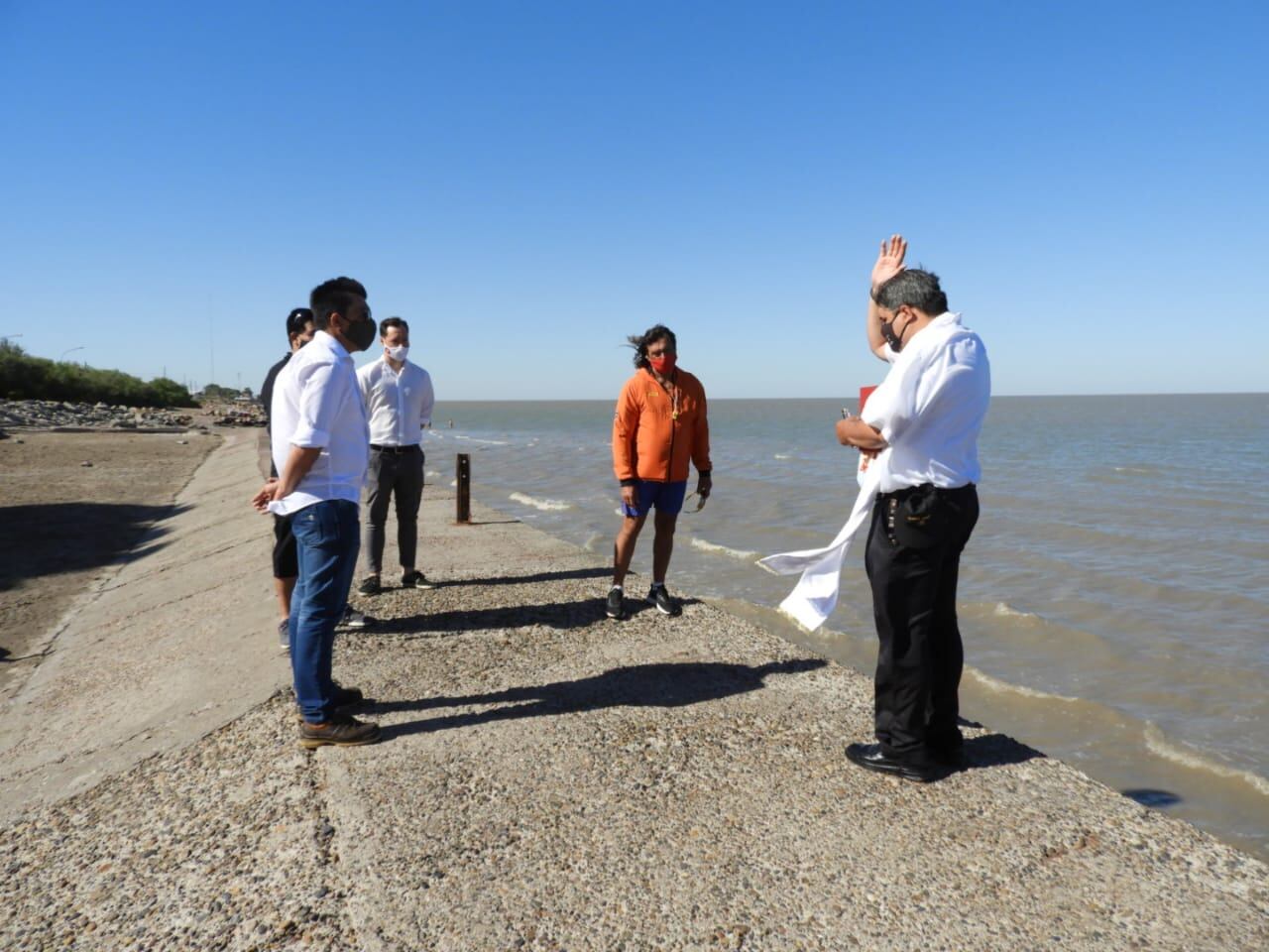 Bendición de aguas en Arroyo Pareja