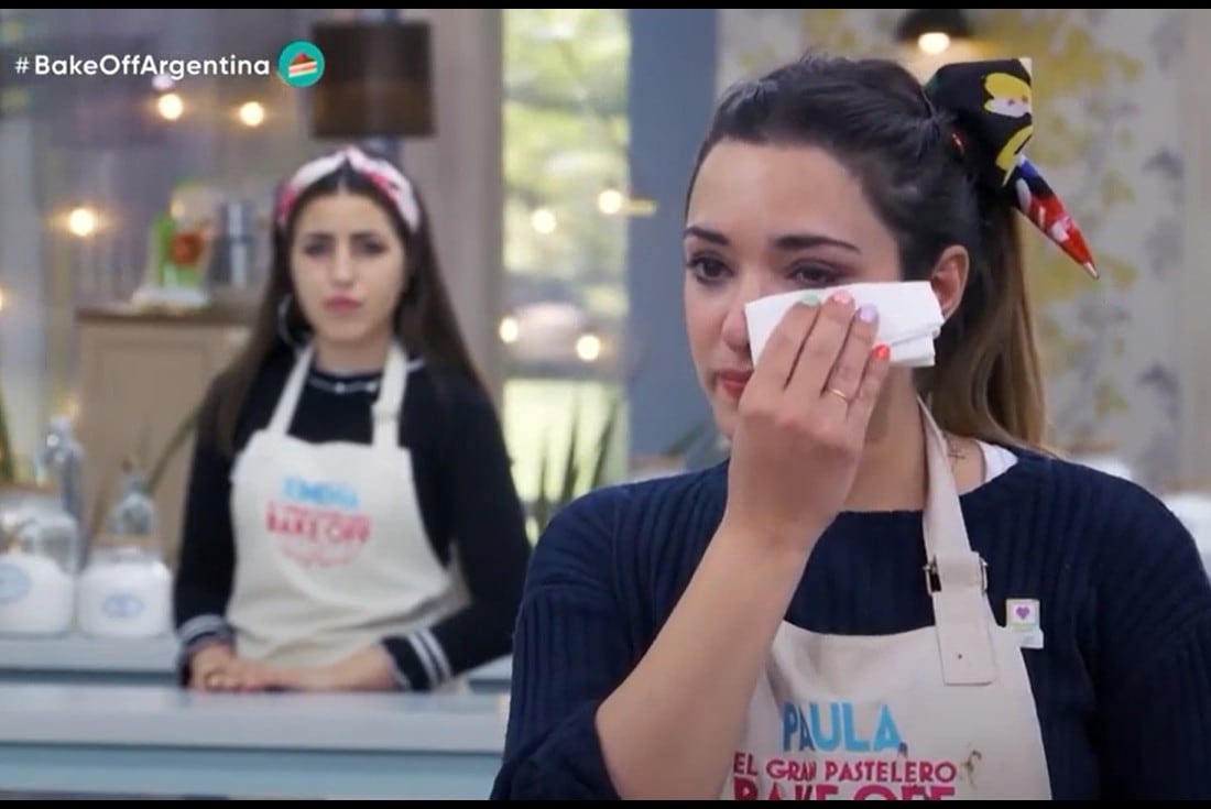 Paula se abrió en "Bake Off". (Captura Telefe)