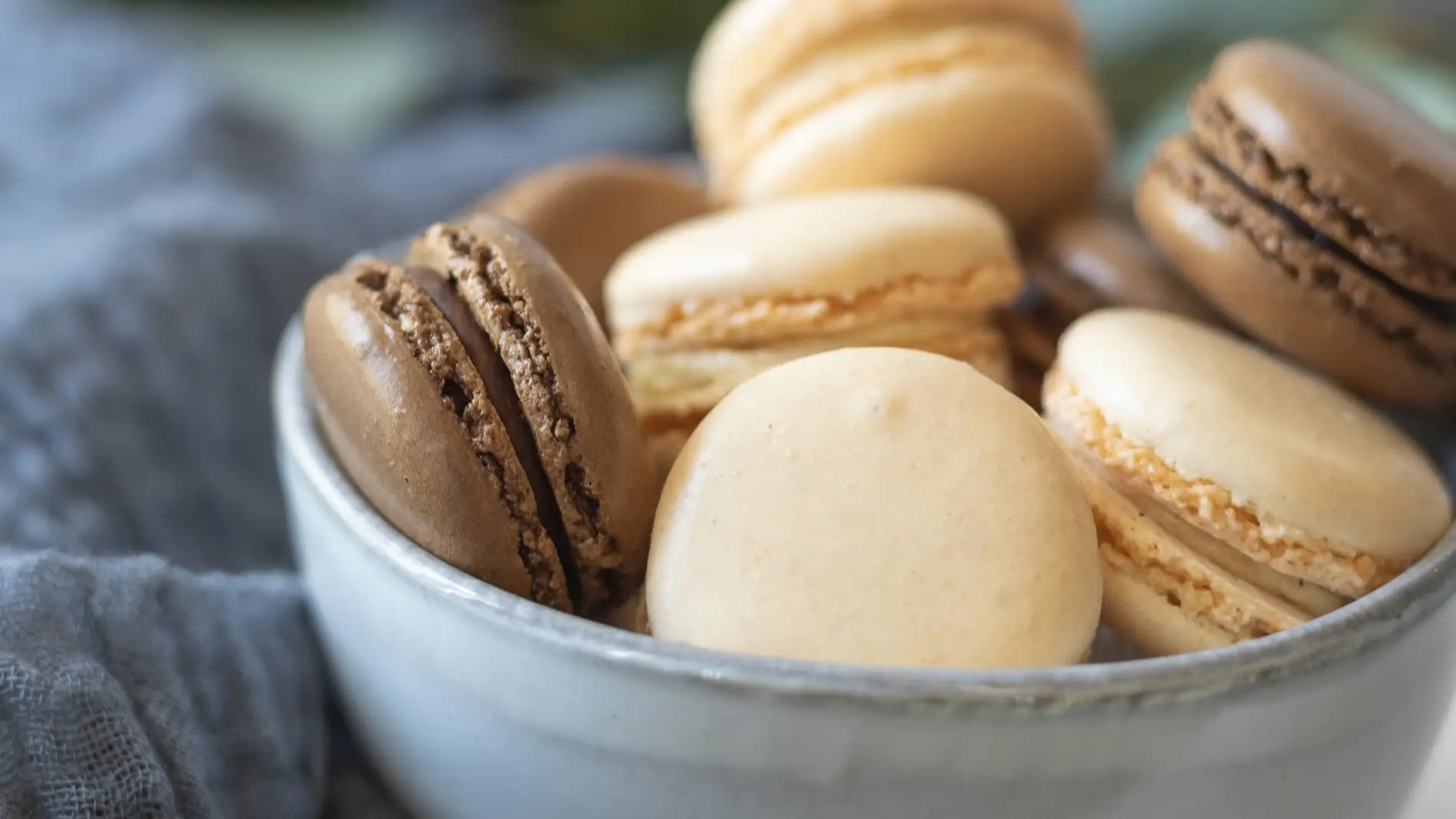 Receta para hacer macarons en casa.