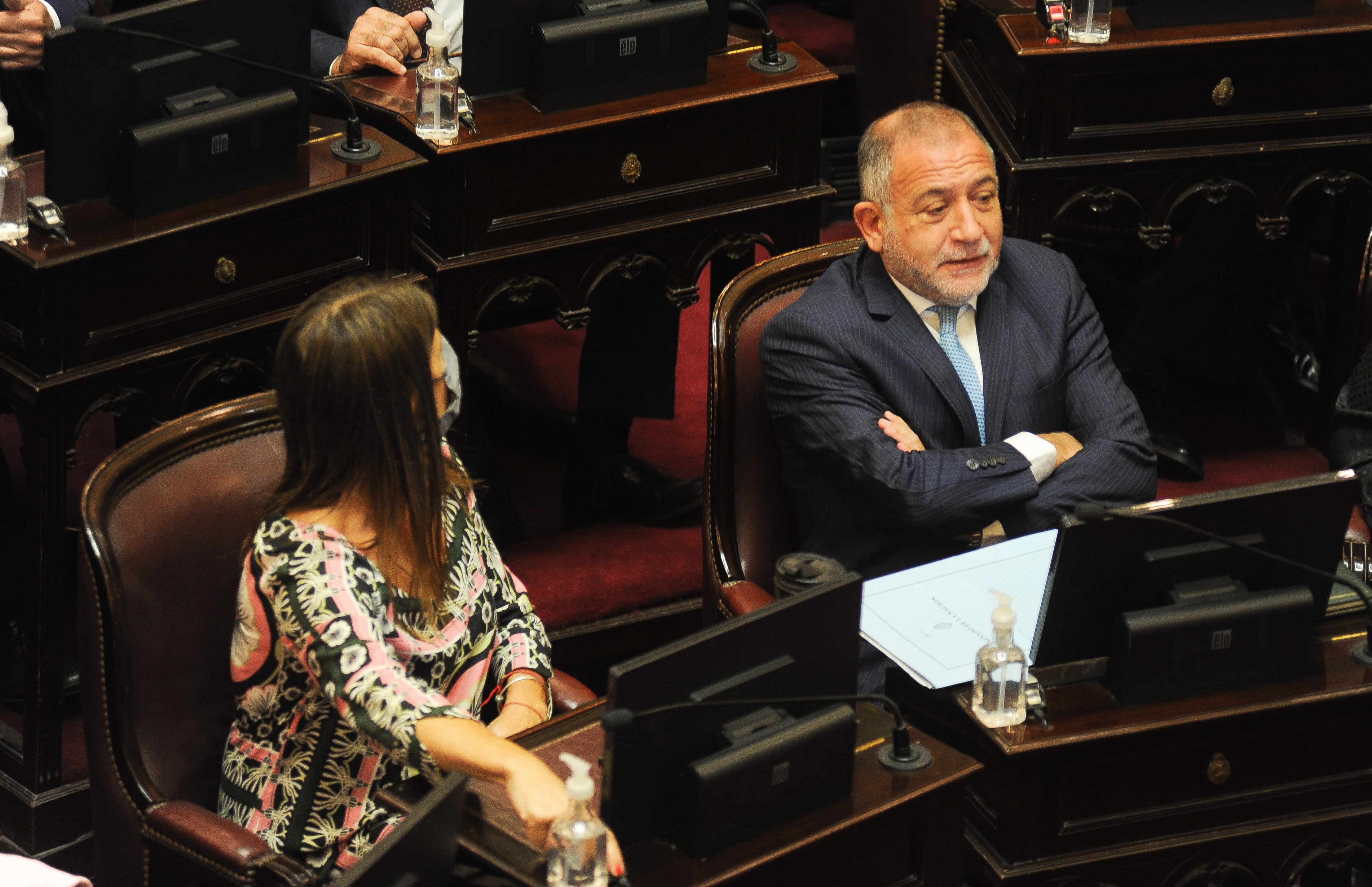 Luis Juez en el Senado.