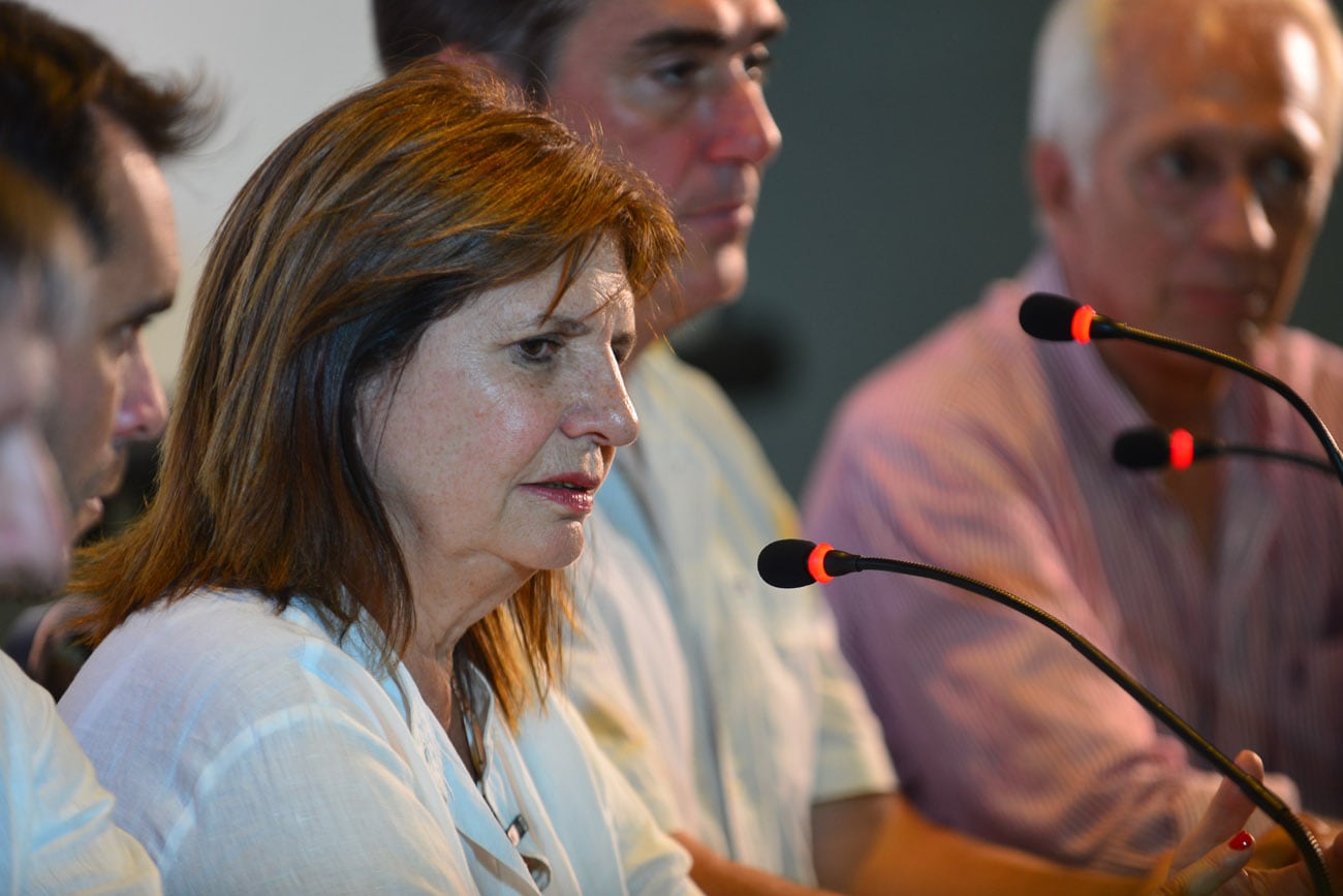 La precandidata presidencial Patricia Bullrich estuvo en la Expoagro 2023.  (Nicolás Bravo / La Voz)