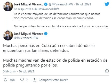 (Twitter/@JMVivancoHRW)