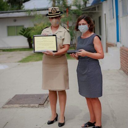 Leticia Díaz es la primera mujer en ocupar una jefatura en Prefectura